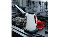 Measurement Marks Oil Jug Handle Measuring Oil Jug HDPE Ribbed