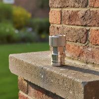 Hose Adapter with Quick-Disconnect Stainless Garden Hose Quick Connector Standard 3/4 Inch Fitting for Homeowners, Gardening, Car Washing