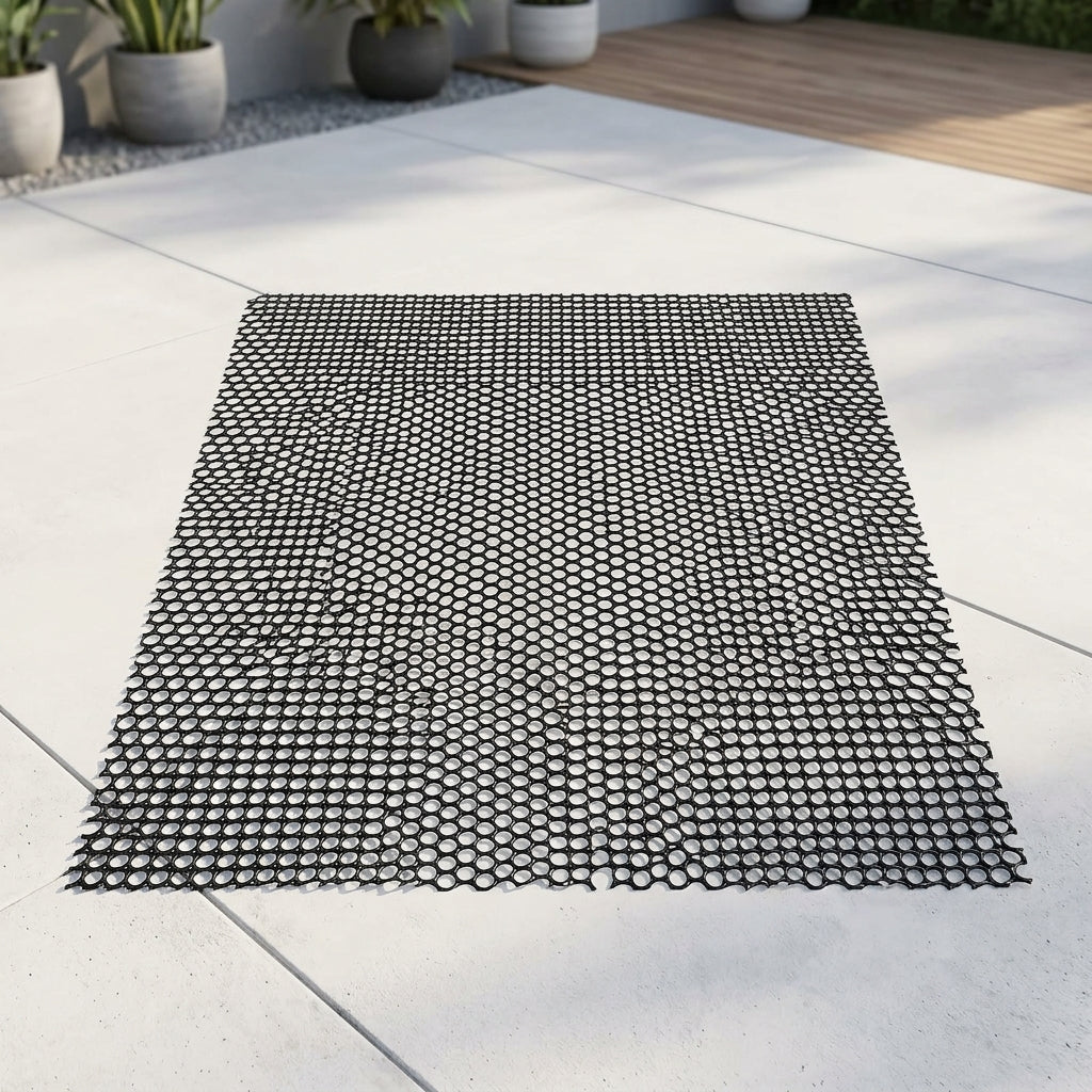 Black PE Garden Netting, 1m Wide Flat Mesh for Poultry Fencing Garden Barrier Mesh