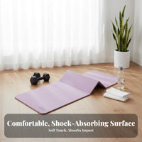 Non-Slip Foldable Exercise Mat Shock Absorption Folding Exercise Mat Thickened Quiet for Home Use, Gym