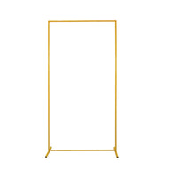 Freestanding Rectangular Backdrop Frame Cylindrical Metal Arch Stand Geometric Photography Backdrop Stand Stable for Stages