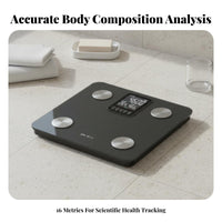 Smart Body Composition Scale High Precision Sensors Electronic Body Composition Measuring Device Smartphone Mobile Connectivity with Re Power