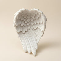 Resin Angel Wing Jewelry Holder Layered Feather Decor Ornament Molded