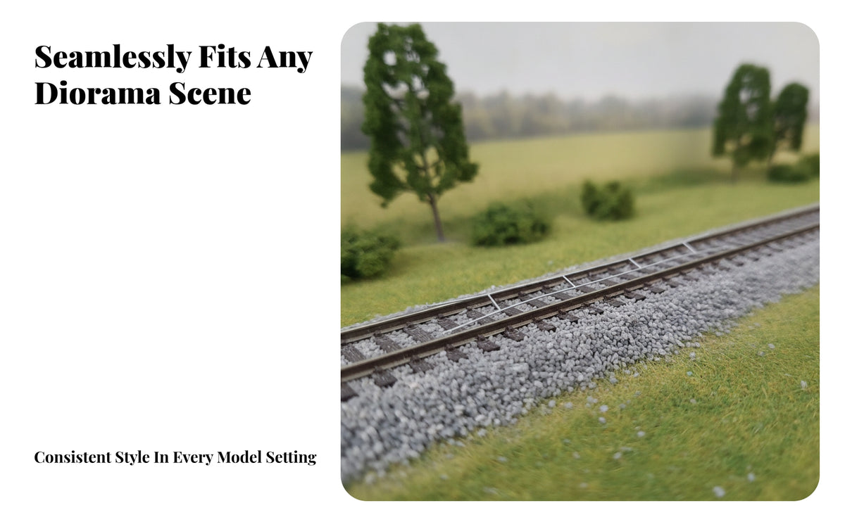 Straight Electrical Wire | N-Scale Layout Detail Construction, Catenary Wire, for Train Dioramas