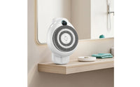 Wall Mounted Back Scrubber Adjustable Height Back Scrubber with Detachable Brush Heads Rechargeable Appliance for Elderly, Washroom