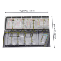 Model Airplane Display Base Premium Airport Diorama Accurate Airport Diagram Sheet for Hobby Rooms