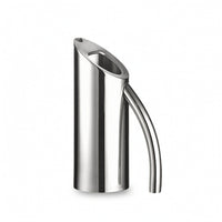 Polished Stainless Steel Pitcher Mirror Finish Metal Water Pitcher Silver Carafe Sturdy for Home Kitchen, Taverns