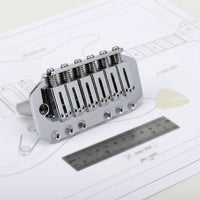 Electric Guitar Tremolo Bridge Sturdy Single Pivoting Bridge Assembly Vintage Design Tremolo Unit Anti-Rust Instrument