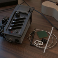 Active Acoustic Guitar Pickup Pre-Wired Guitar Preamp with Equalizer Easy to Use Musical Instrument Sturdy for Rehearsal