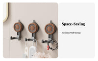 Suction Cup Hook Strong Load Bearing Vacuum Rotating Hook Traceless Removal Wall Hanger for Homeowners, Students, Behind Door, Entryway, Living Room