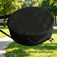 Round Storage Bag Portable Round Bag with Shoulder Strap Adjustable for Commuters, Commuting