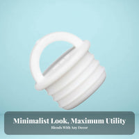 Leak-Proof Seal Mop Pail Drain Plug Leakproof Rotating Mop Pail Stopper Easy Pull Loop for Cleaners, DIY Repairers, Bathroom, Garage, Office