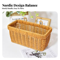 Japanese Design Kitchen Ginger Garlic Basket Easy to Hang Ginger Garlic Holder Space-Saving for Cooks, Homeowners, Pantry, Entryway