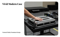 Sound Equipment Holder Case Audio Device Heavy-Duty Transport Enclosure Shockproof for Sound Engineers, Artists