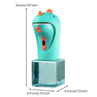 Dinosaur Soap Dispenser Electric Automatic Foaming Soap Dispenser Hygienic for Children, Bathroom, Countertop