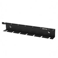 Punched Holes Black Steel Storage Bracket Wall-Mounted Sheet Metal Bracket