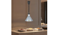 Adjustable Pendant Food Warming Lamp | Food Warming Lamp with Telescopic hanging mechanism, Commercial, for Buffet Counters
