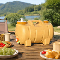 Food-Grade Water Container with Tap Portable Water Container with Spigot Chemical-Free Free Leakproof for Campers, Travelers, Car Travel