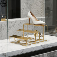 Stainless Steel Shoe and Bag Display Rack