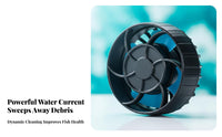 Mini Wave Pump Variable Speed Aquarium Water Circulator Compact Design Submersible Water Pump for Aquarists, Saltwater Aquariums, Coral Tanks
