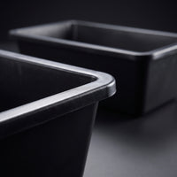 Flat-Bottom Feed Trough Rectangular Water Trough Heavy-Duty Livestock Feeder Sturdy for Pasture