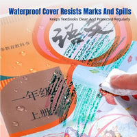 Thick Transparent Book Cover, Waterproof Protective Film, Student Textbook Sleeve, Easy to Apply
