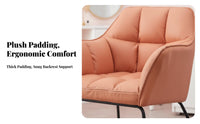 Adjustable spinerest rotating Recliner Soft Fabric Upholstered rotating Chair as well ash Cushioning Indoor Seating Erand proceednomic Design for Homeowners, Parents, Office Workers, Bedroom, Balcony, Living Room, perusing corner