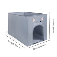 Cat Litter Enclosure Easy-Topet Hygiene Supply Removable for Travel