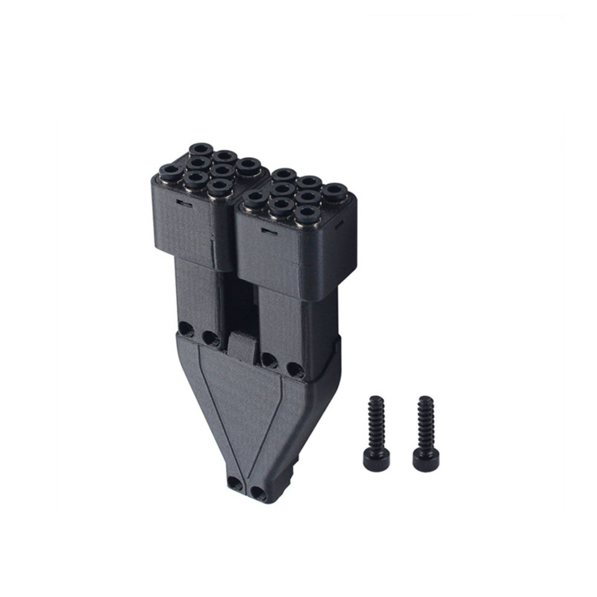 Filament Feeding Hub Multi-Color Filament Routing Hub with Screws Knot-Resistant Accessory for Makers