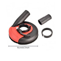 Hose Port Grinding Dust Collection Cover Clamping Band Angle Grinder Dust Cover Debris Control Grinder Vacuum Attachment