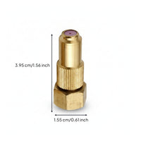 Threaded Adjustable Spray Nozzle Knurled Grip Brass Spray Nozzle Hexagonal Base Sprayer Part