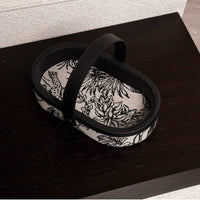 PU Leather Tray Luxury Look Decorative Handle Tray Space-Saving for Entryway