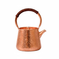 Copper Teapot Handmade Kitchenware Heat-Proof Handle for Boiling Water