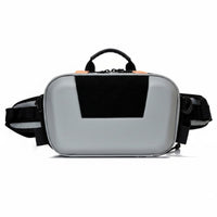 Wearable Hard-Shell Tackle Bag Zippered Waist Tackle Bag Long-Lasting Fishing Fanny Pack Lightweight for Anglers