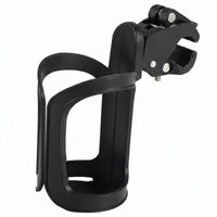 Easy Installation Cycle Cup Holder Secure Grip Stroller Cup Holder Lightweight for Commuters, Wheelchair Users, Mobility Aid, Commuting
