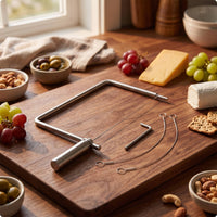 Cheese Slicer with Wire Stainless Steel Wire Cheese Cutter Handheld for Home Cooks, Kitchen