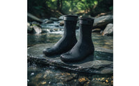 Foot Protection 3mm Neoprene Dive Socks Quick-Dry 3mm Dive Socks Elastic Material Soft Sole Wading Shoes 4-Way Stretch for Surfers, Divers, Boaters, Surfing, Diving, River Tracing