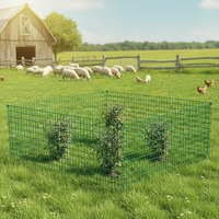 Garden Trellis Netting for Climbing Plants, Roses, and Fences - Outdoor Poultry and Livestock Enclosure Mesh