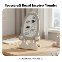 Adjustable Height Drawing Board Stand Ideal Gift Kids LCD Drawing Tablet Single-Press Erase LCD Writing Tablet Pressure-Sensitive for Children, Preschoolers, Early Learning, Kindergarten, Classroom, Playroom