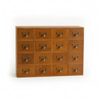 Desktop Organizer with Drawers Rustic Tabletop Chest of Drawers Small Furniture for Students