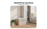Collapsible Wheeled container Foldable Household Storage Transparent Design