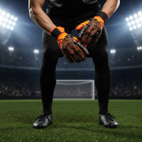 Football Mittens Stitching Padded Goalkeeper Gloves Professional-Grade Performance Sports Gear for Adults, Football Match