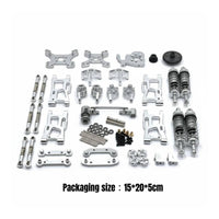 1/12 Scale RC Car Parts Set Precision Engineering RC Car Upgrade Kit Improves Handling Performance Aluminum Shock Absorber Arm Kit for, DIY