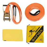 Sensory Balance Stretch-Resistant Kids Balance Line Set Heavy Duty Tightrope Slackline Kit for Preschoolers, Playground