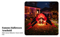 Easy to Inflate Inflatable Arachnid Spooky Halloween Inflatable Decoration Oversized Halloween Inflatable Decoration Outdoor for Party Hosts, Lawn