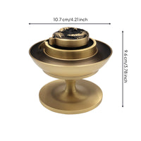 Lustrous Finish Backflow Scent Disperser Backflow Scent Holder Home Decor Layered Design for Indoor Use
