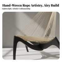 Nordic Design Harp supportive Armchair Designer Inspired Lounge Chair Minimalist Aesthetic Indoor Furniture Ergonomic supportiverest for Interior Decorators, Book Lovers, Living Room, perusing corner, Reception Area, Bedroom