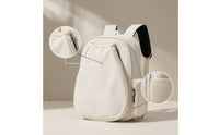 Structured Badminton Racket Bag Padded Badminton Backpack Comfortable Racket Backpack with Pockets Compact for Commuters