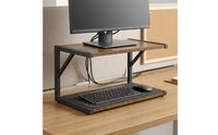 Black Metal Frame Desktop Printer Rack