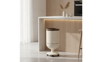 Open Top Trash Can Cylindrical Floor Trash Can Waste Bin Tall Wastebasket Modern for Kitchen, Living Room